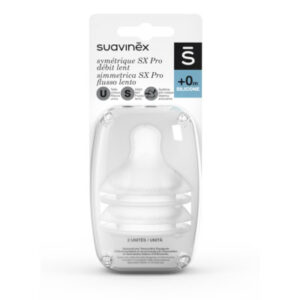 Suavinex 2 Tetines Symetriques SX Pro Debit Lent 0 Mois et +