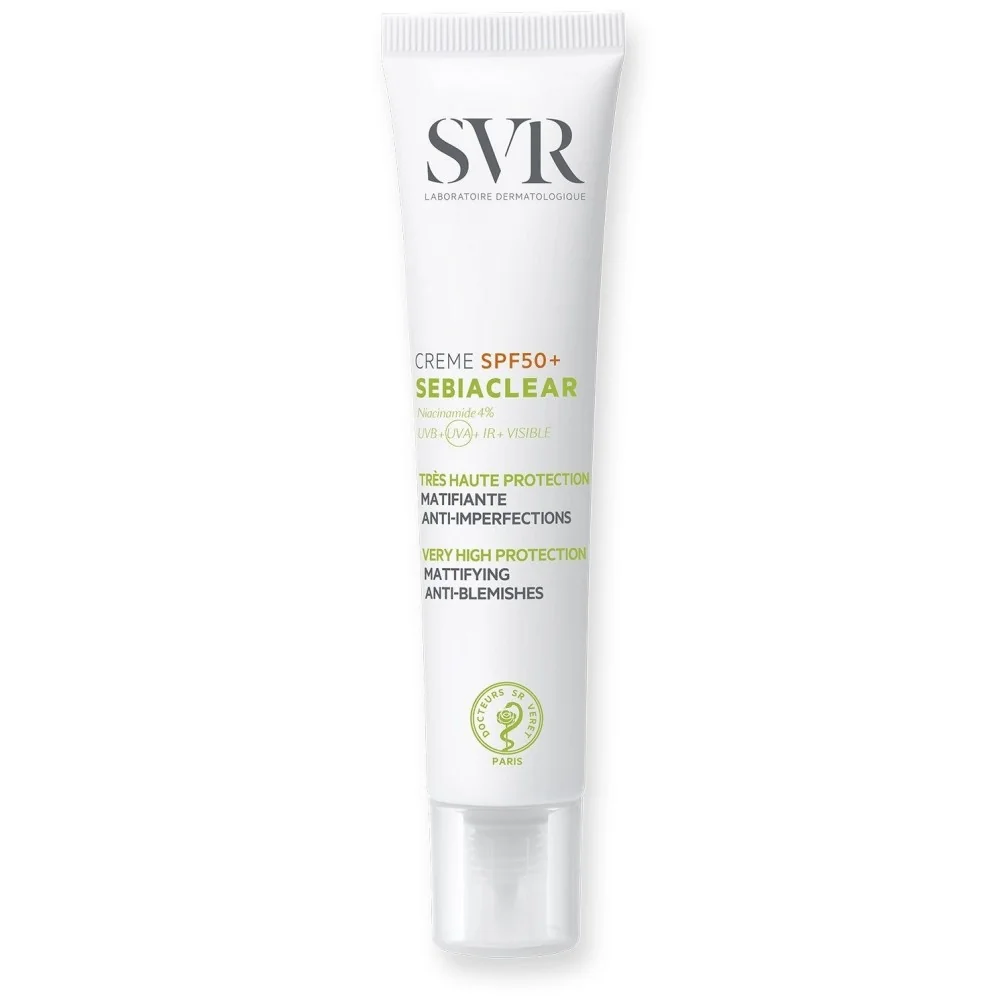 SVR SEBIACLEAR ECRAN CREME SPF50 MATIFIANTE ANTI-IMPERFECTIONS