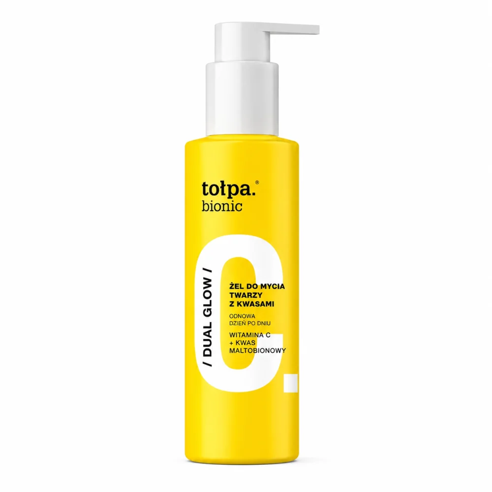TOŁPA BIONIC DUAL GLOW - GEL NETTOYANT VISAGE AUX ACIDES 195 ML
