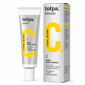 TOŁPA BIONIC DUAL – CRÈME DE NUIT GLOW-REPAIR À LA VITAMINE C 40 ML