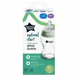 TOMMEE TIPPEE NATURAL START - BIBERON EN VERRE +0MOIS 250ML