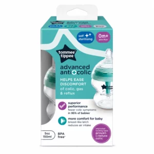 TOMMEE TIPPEE - BIBERON ADVANCED ANTI-COLIQUE TURQUOISE +0MOIS 150ML