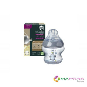 Tommee Tippee Close To Nature Biberon Chouette Gris 0M+ 150ml