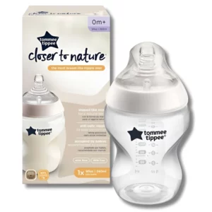 TOMMEE TIPPEE - CLOSER TO NATURE BIBERON BLANC +0MOIS 260ML