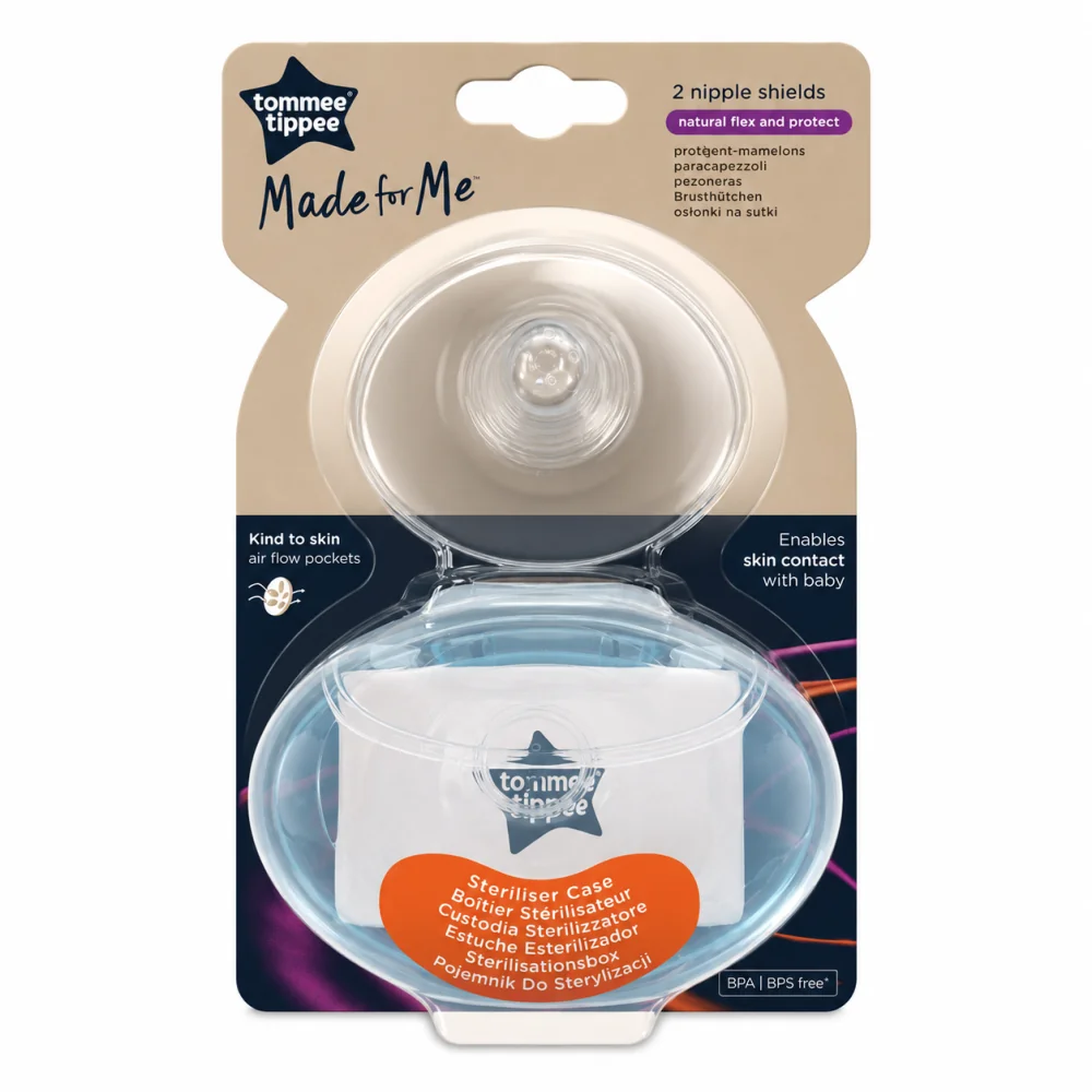 TOMMEE TIPPEE MADE FOR ME - lot de 2 PROTEGES MAMELONS