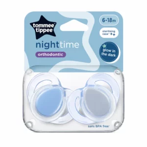 TOMMEE TIPPEE NIGHT TIME - LOT DE 2 SUCETTES 6-18MOIS