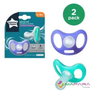 TOMMEE TIPPEE Sucette Advanced Sensitive 6-18 Mois 2 Unites