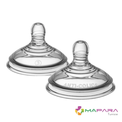 Tommee Tippee Tetine anti-colique avance debit variable x2