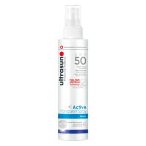 ULTRASUN Active Transparent Spray Sports SPF50 150ml