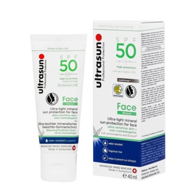 ULTRASUN Ecran Face Mineral SPF50 40ml