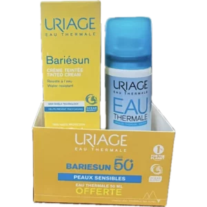 Uriage Bariésun Crème Teintée Skin Shield Technologie SPF50+ 50 ml - Teinte Gold + Eau thermale offerte