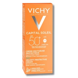 VICHY CAPITAL SOLEIL - CRÈME ONCTUEUSE PERFECTRICE PEAUX NORMALES A SECHES SPF50+