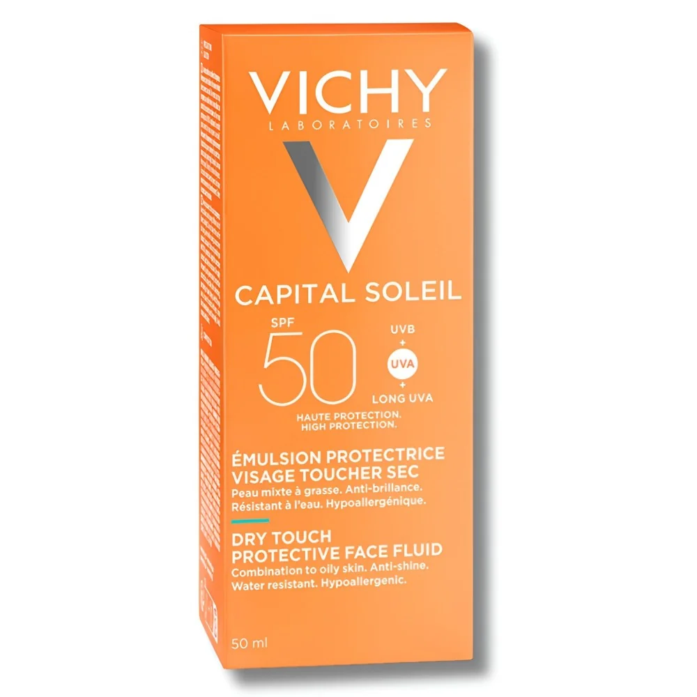 VICHY CAPITAL SOLEIL - EMULSION PROTECTRICE PEAUX MIXTES A GRASSES SPF50 50ML