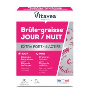 Vitavea Brule-Graisse Jour/Nuit Extra Fort 6 Actifs 30 Gelules