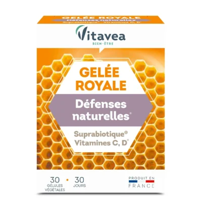 Vitavea Gelee Royale Defenses Naturelles + Suprabiotique 30 gelules