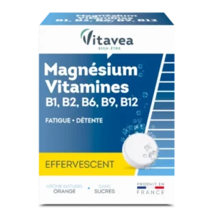 Vitavea Magnesium Vitamines B1 B2 B6 B9 B12 24 Comprimes Effervescents
