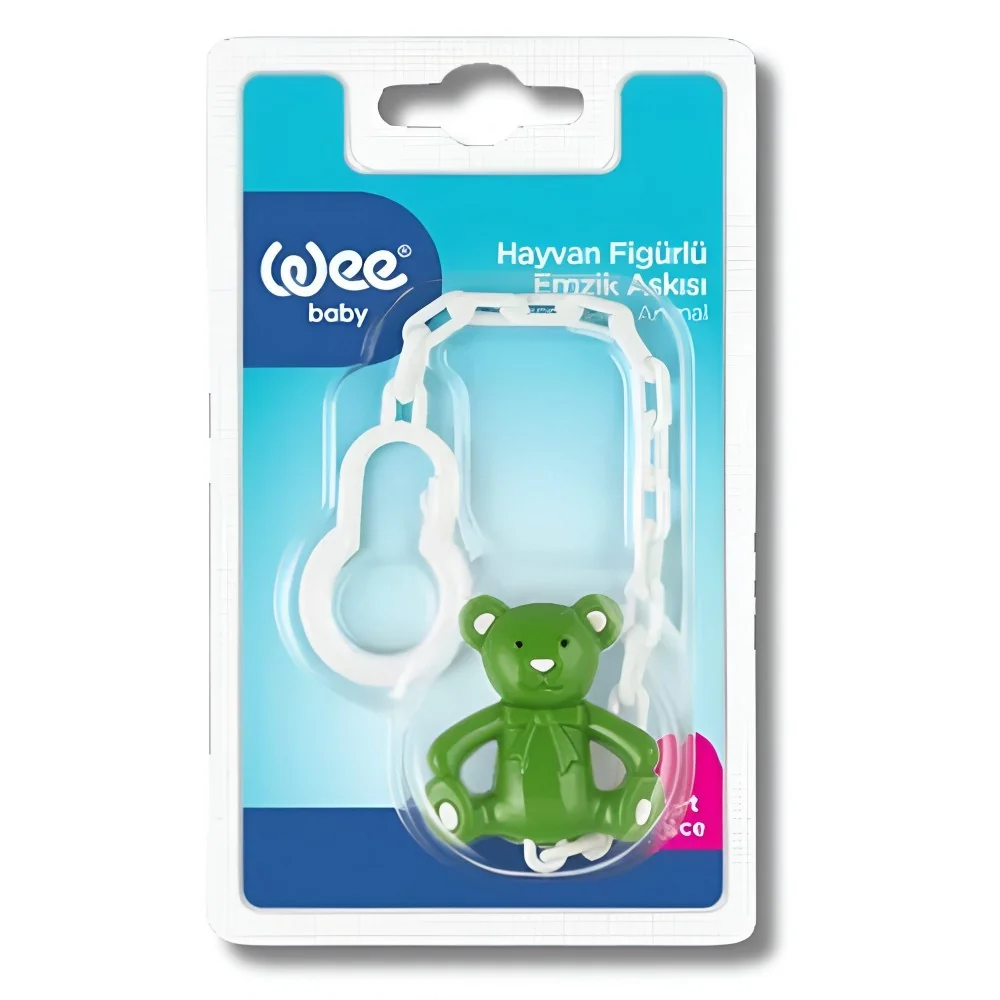 WEE BABY - ATTACHE SUCETTE CHAINETTE ANIMAUX