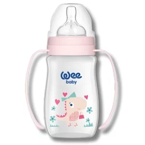 WEE BABY - BIBERON CLASSIC PLUS COL LARGE PP AVEC POIGNEE 0-6MOIS 250ML R-484