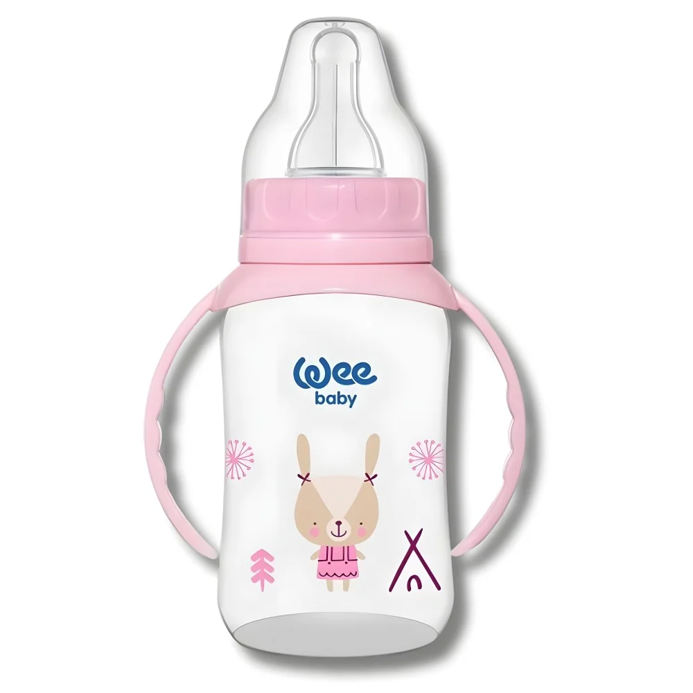 WEE BABY - BIBERON PP AVEC ANSES 6-18M 150ML 744-F