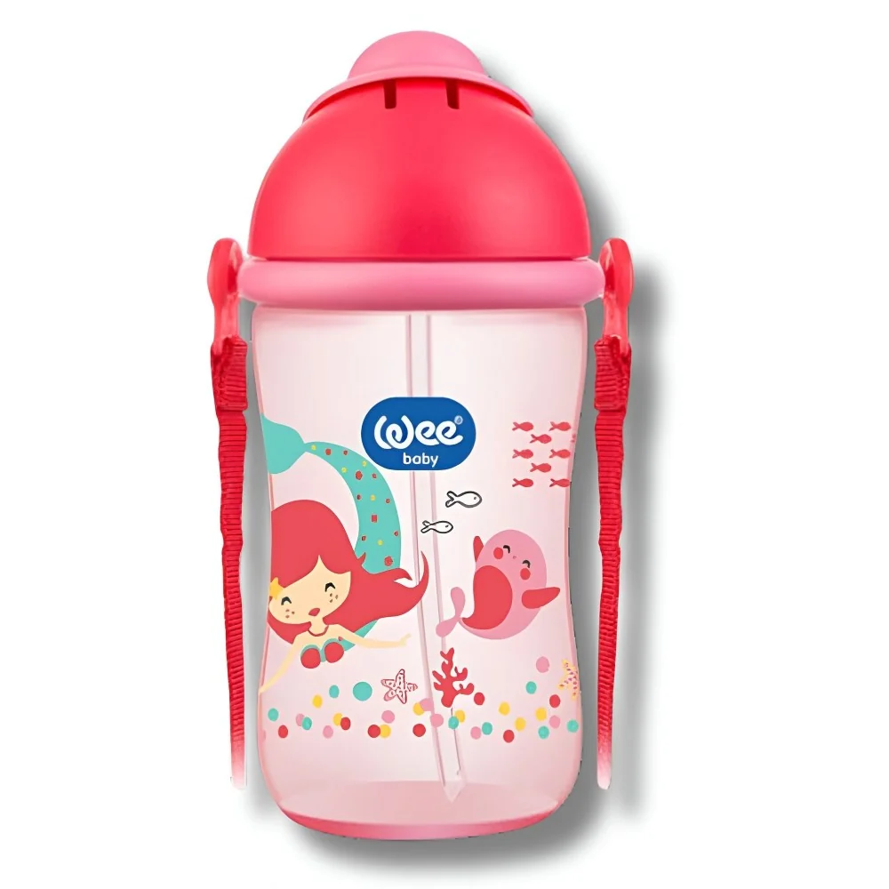 WEE BABY - TASSE AVEC PAILLE +6MOIS 380ML