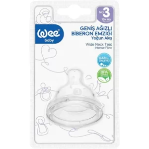 WEE BABY Tetine En Silicone Col Large 18M+
