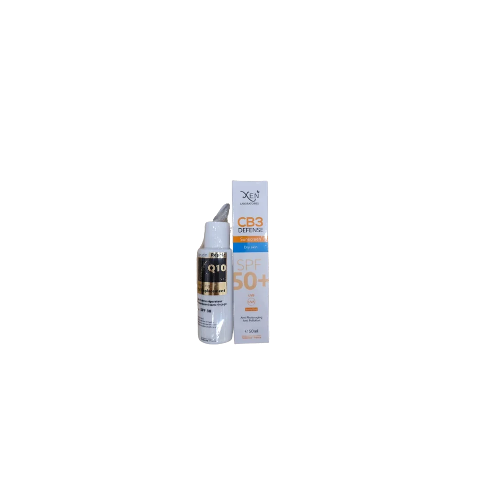 XEN CB3 DEFENCE ECRAN SOLAIRE INVISIBLE SPF50+ PEAUX SECHES