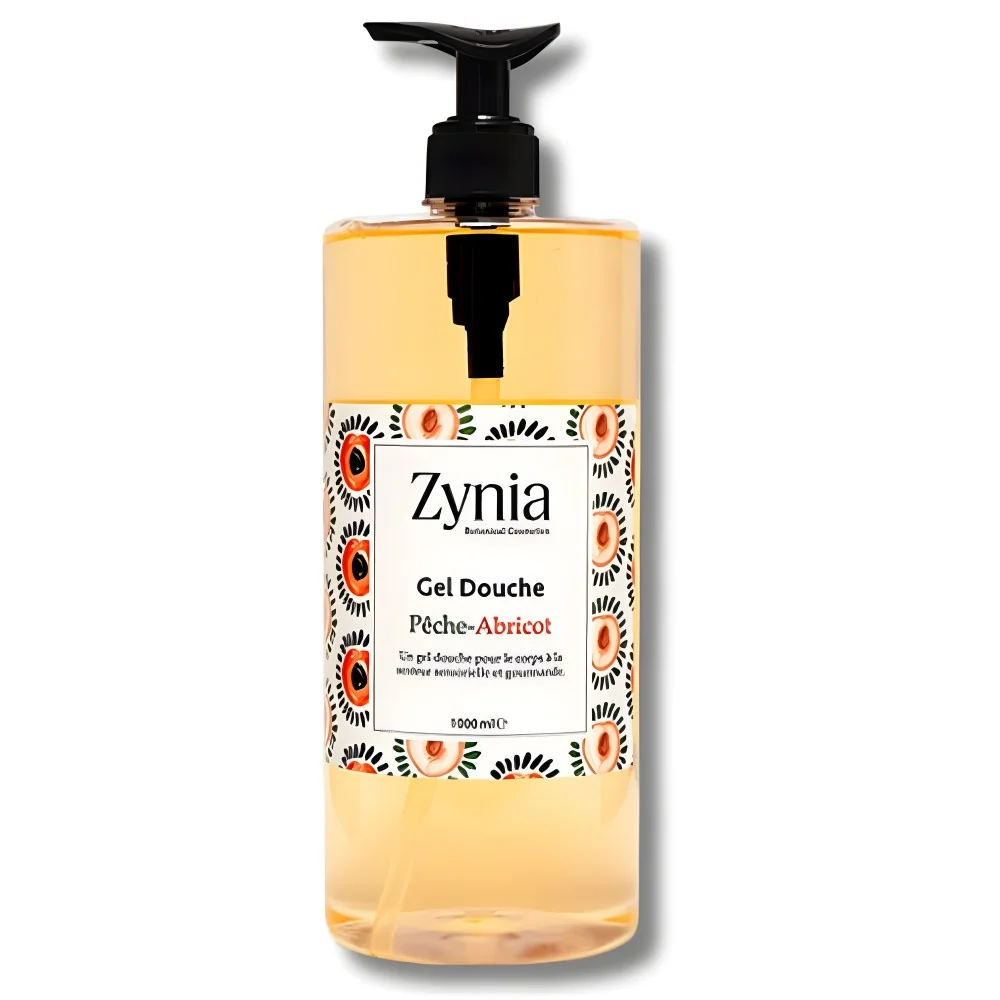 ZYNIA - GEL DOUCHE PECHE ABRICOT 1L