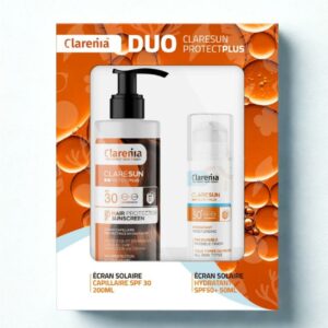Clarenia Duo Ecran Hydratant Invisible + Ecran Cheveux -40%