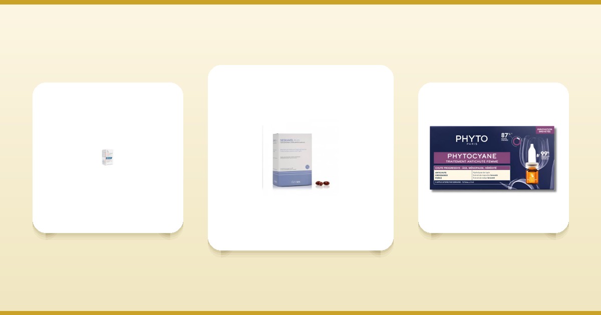 Soins anti-chute de cheveux Ducray Anacaps Réactiv, Sesderma Seskavel Plus et Phytocyane sur ParaAurea