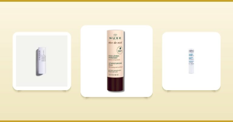 Soins des lèvres Caudalie Vinothérapist, Nuxe Rêve de Miel et Uriage stick lèvres sur ParaAurea