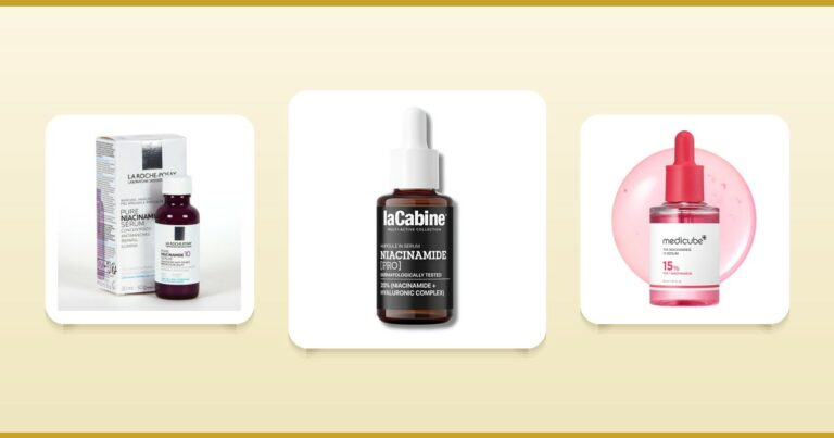 Sérums à la niacinamide La Roche-Posay Pure Niacinamide 10, Lacabine et Medicube sur ParaAurea