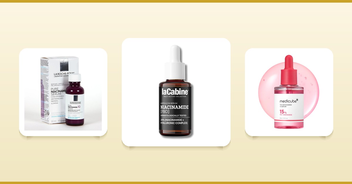 Sérums à la niacinamide La Roche-Posay Pure Niacinamide 10, Lacabine et Medicube sur ParaAurea