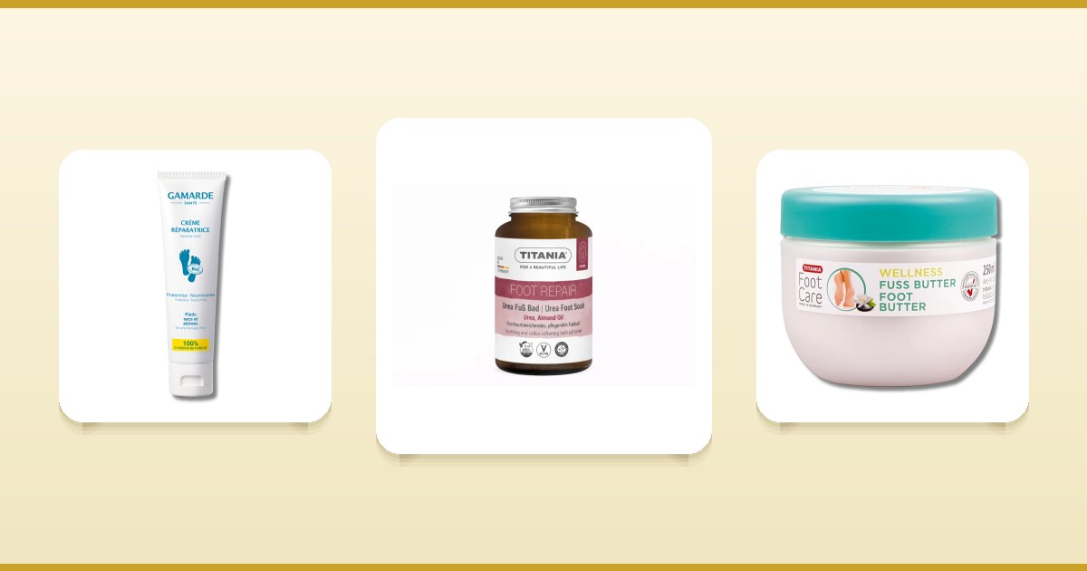 Soins pour pieds secs et abîmés Gamarde, Caudalie et Titania sur ParaAurea