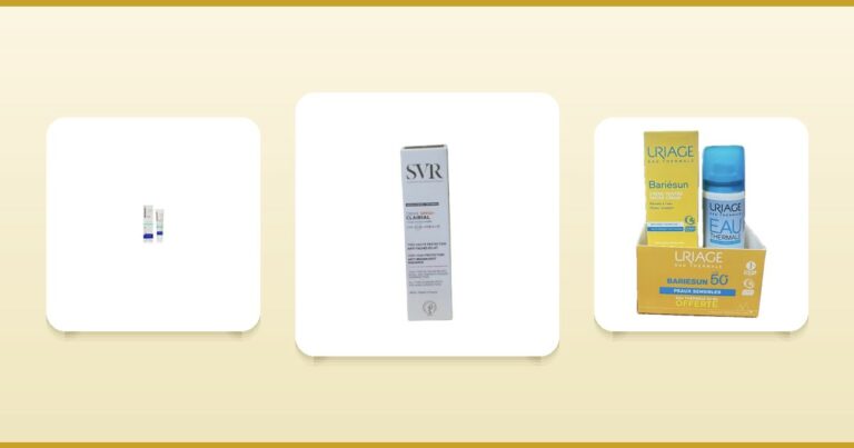 Écrans solaires visage SPF50 Ultrasun, SVR Clairial et Uriage Bariésun teintée sur ParaAurea
